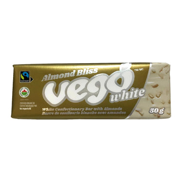 Vego Almond Bliss White Chocolate Bar - 50g
